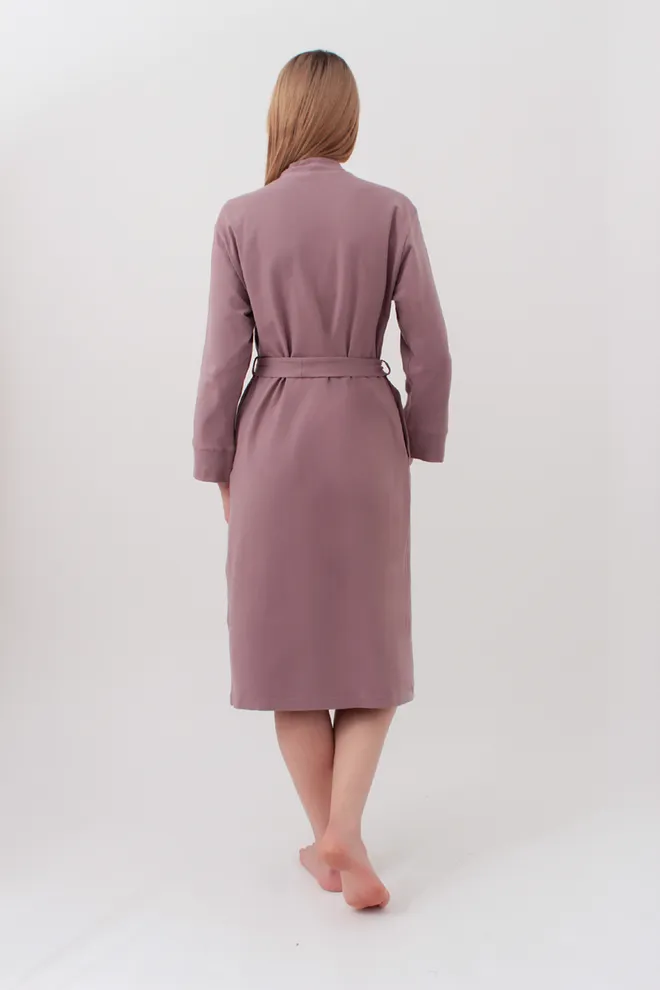 Женский халат на запах SEVILLA 7329/010 (light powder), розовый