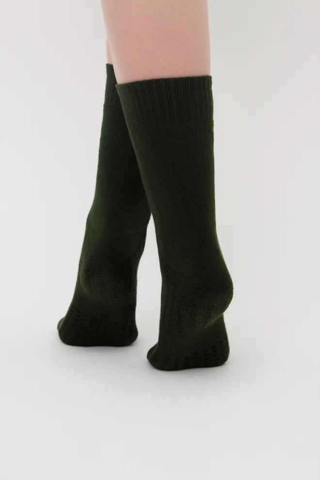 Носки женские спортивные Ws3 terry sport 006 Giulia (khaki), зеленый