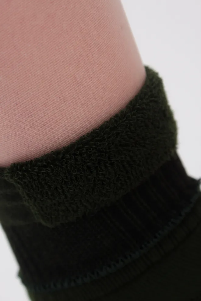 Носки женские спортивные Ws3 terry sport 006 Giulia (khaki), зеленый