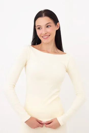 Женский лонгслив бесшовный LONGSLEEVE GIULIA x Lichi by Lichi (milk), желтый Женский лонгслив бесшовный LONGSLEEVE GIULIA x Lichi by Lichi (milk), желтый