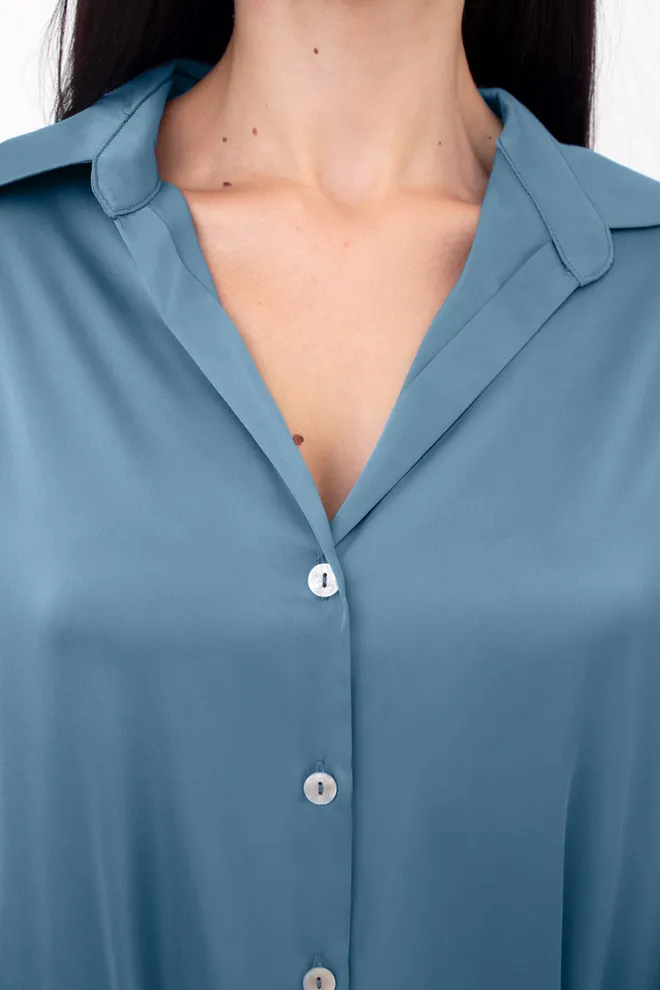 Шелковая пижама HELENA 5508/050 Giulia (turquoise), зеленый