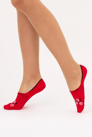 Хлопковые женские подследники WF1 UKR 2405 Giulia (red), красный