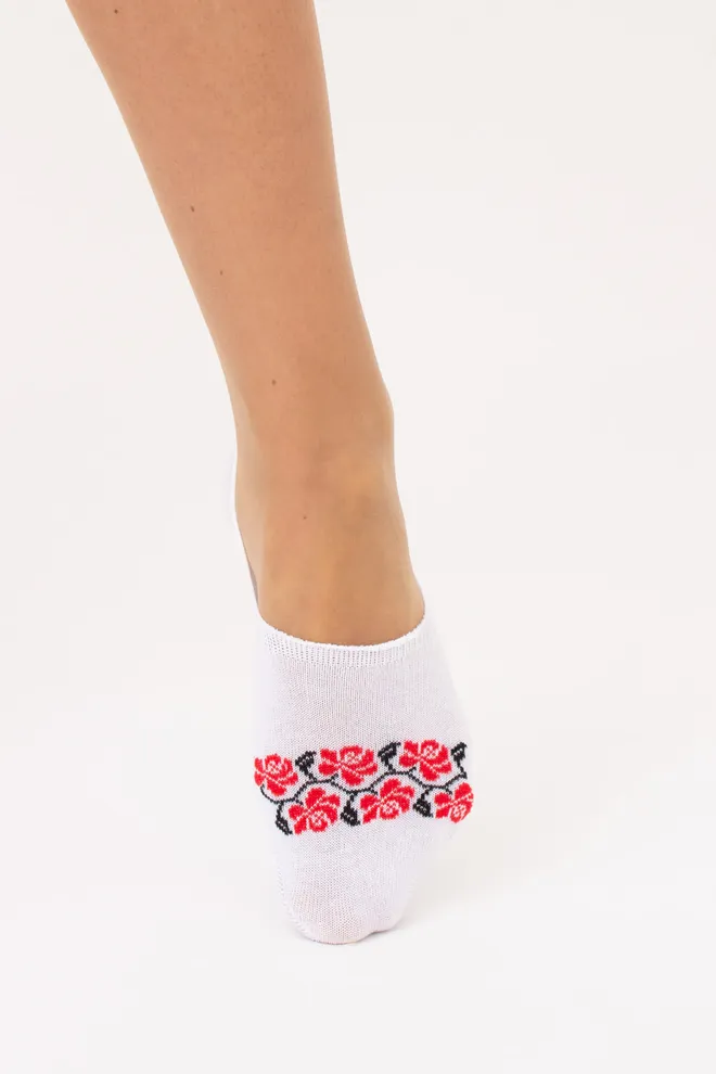 Хлопковые женские подследники WF1 UKR 2405 Giulia (white), белый