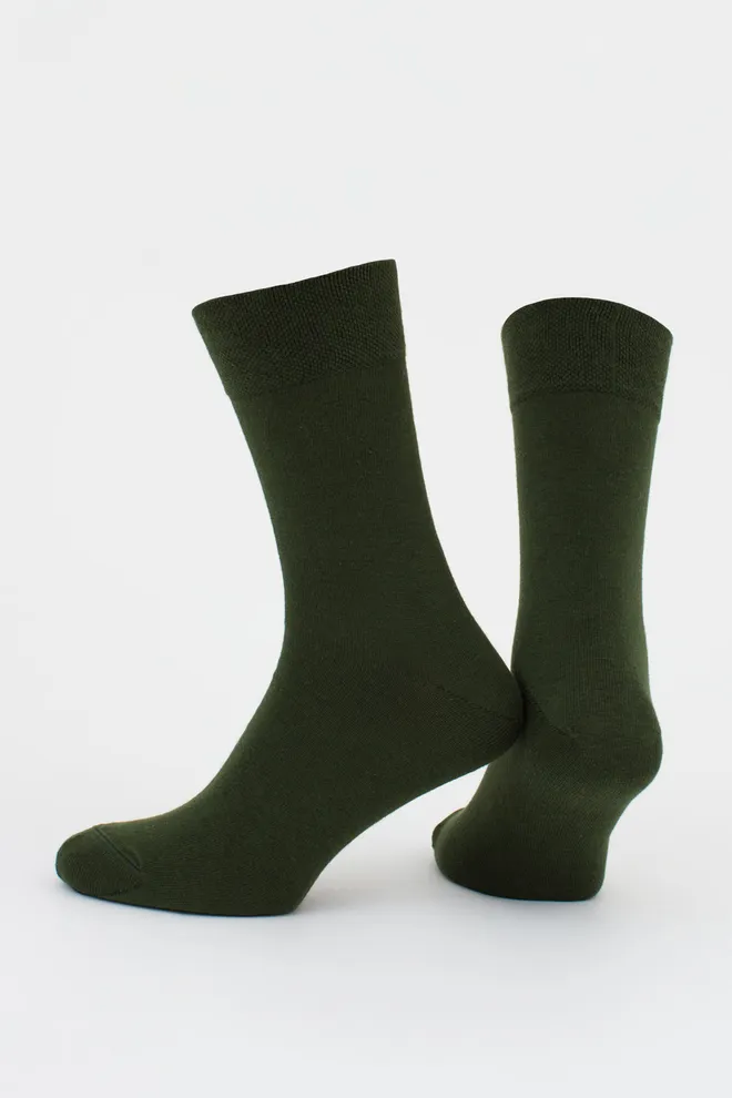 Шкарпетки чоловічі класичні Ms3c/sl-cl Premium Giulia (khaki), зелений