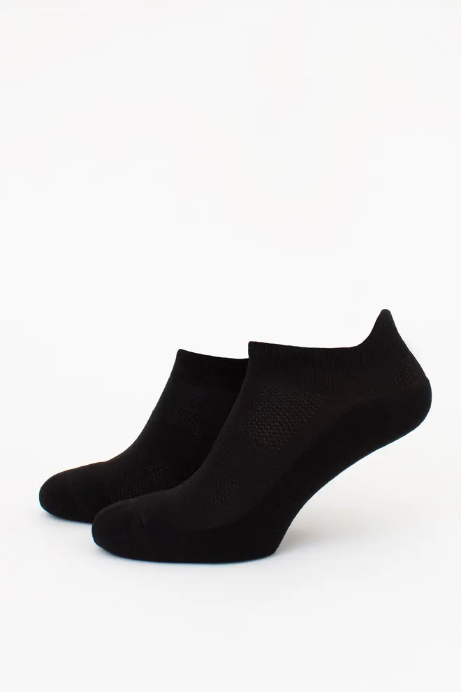 Укороченные мужские спортивные носки MS1 TERRY SPORT PA 001 [MS1P/SpTe-001] Giulia (black), черный