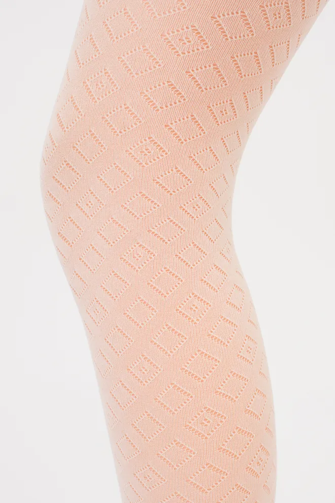 Детские колготки с узором TRAISY KIDS 80 (2) Giulia (panna), бежевый