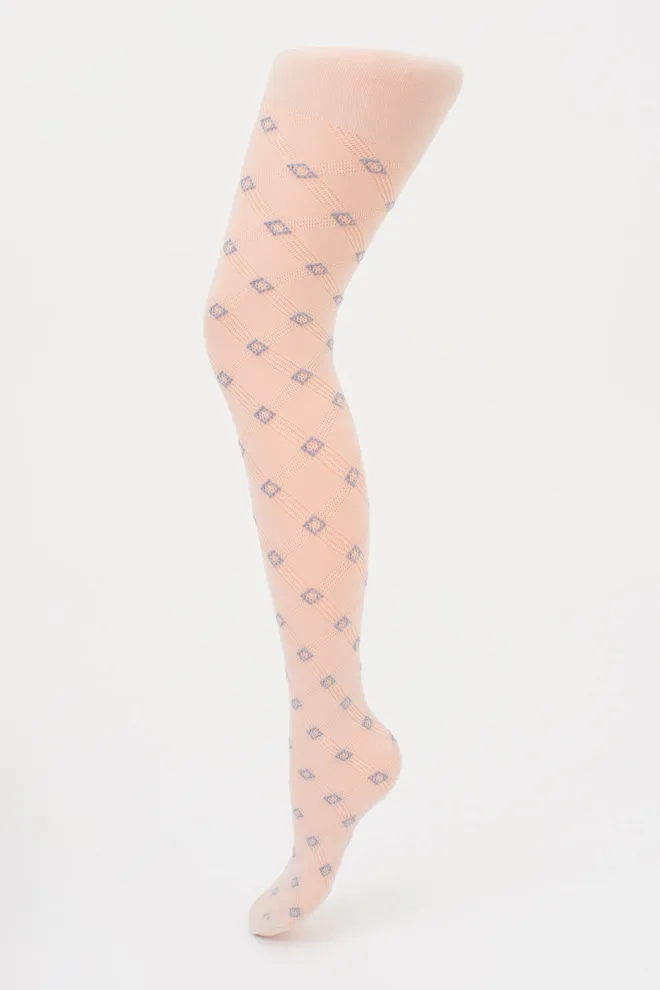 Детские колготки с узором TRAISY KIDS 80 (3) Giulia (panna), бежевый