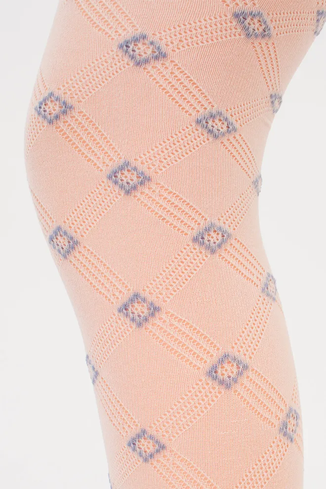 Детские колготки с узором TRAISY KIDS 80 (3) Giulia (panna), бежевый