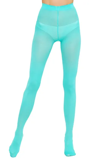 Колготки цветные Samba 40 den Giulia (neo mint), голубой