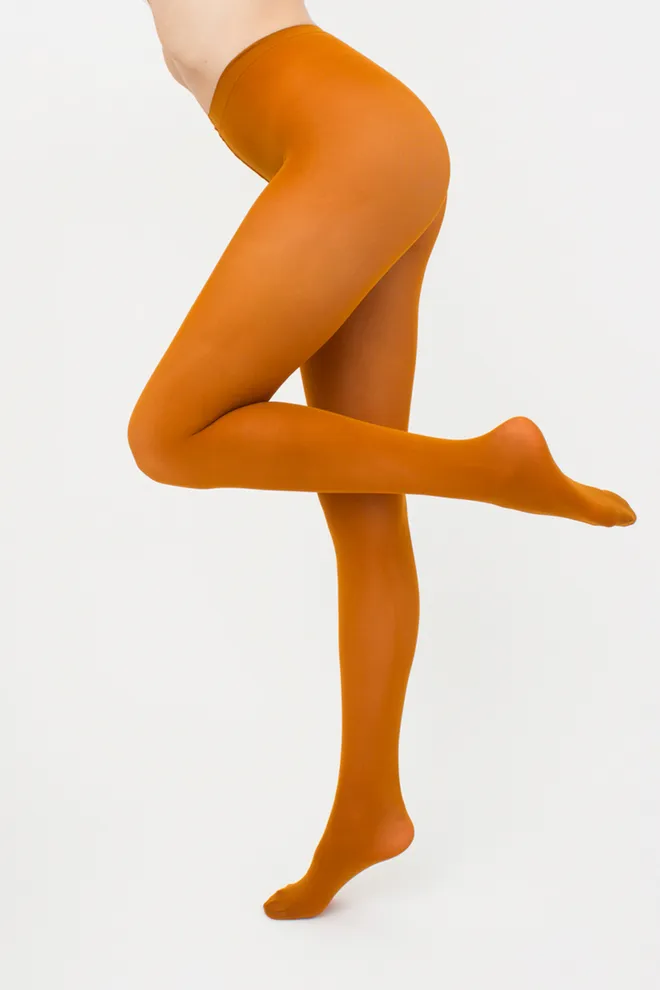 Цветные колготки из микрофибры Blues 70 den Giulia (spice)