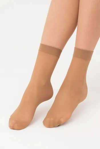 Носки EASY 20 Giulia 2 пары (caramel), бежевый