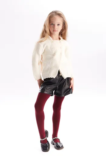 Детские хлопковые колготки Enjoy cotton 180 den Giulia (marsala) Детские хлопковые колготки Enjoy cotton 180 den Giulia (marsala)