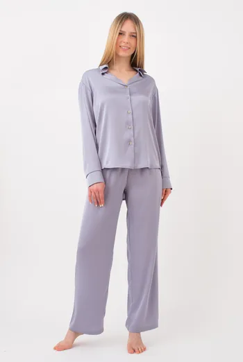 Шелковая пижама HELENA 5508/050 Giulia (cool grey), серый