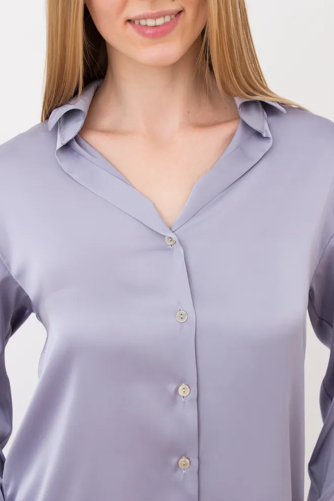 Шелковая пижама HELENA 5508/050 Giulia (cool grey), серый