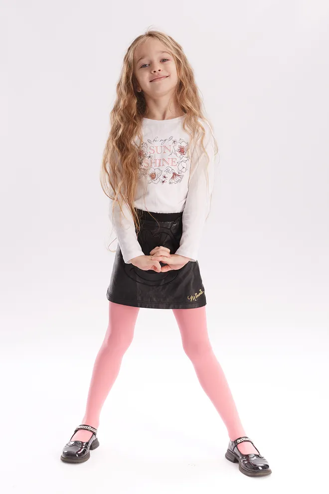 Классические колготки для подростков Ketty 40 den Giulia (rosa)