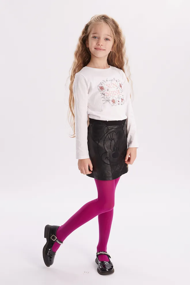 Классические колготки для подростков Ketty 40 den Giulia (wild aster)