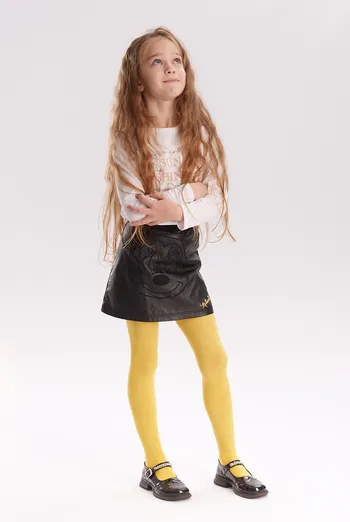 Классические колготки для подростков Ketty 40 den Giulia (yellow moon)