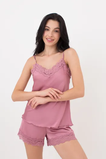 Пижама женская с шортами HELENA 6007/051 Giulia (dusty rose), розовый Пижама женская с шортами HELENA 6007/051 Giulia (dusty rose), розовый