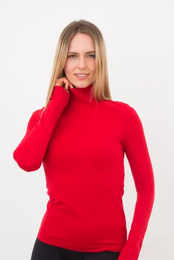 Бесшовная водолазка DOLCEVITA MANICA LUNGA Giulia (red), красный Бесшовная водолазка DOLCEVITA MANICA LUNGA Giulia (red), красный