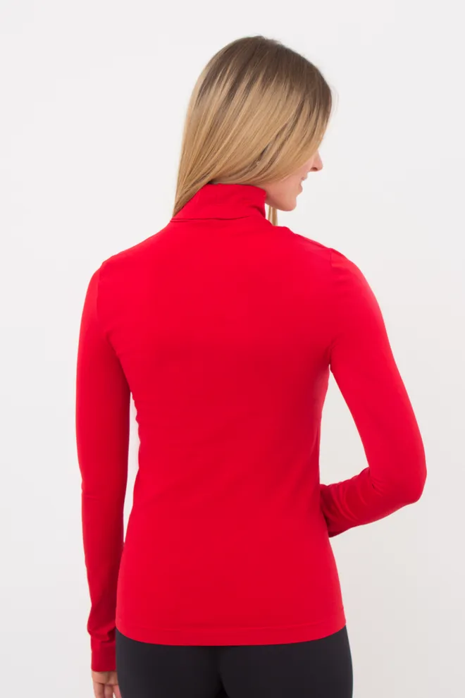 Бесшовная водолазка DOLCEVITA MANICA LUNGA Giulia (red), красный