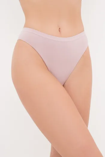 Женские бесшовные трусы бразилиана Brasilian briefs color Giulia (burnished lilac), розовый