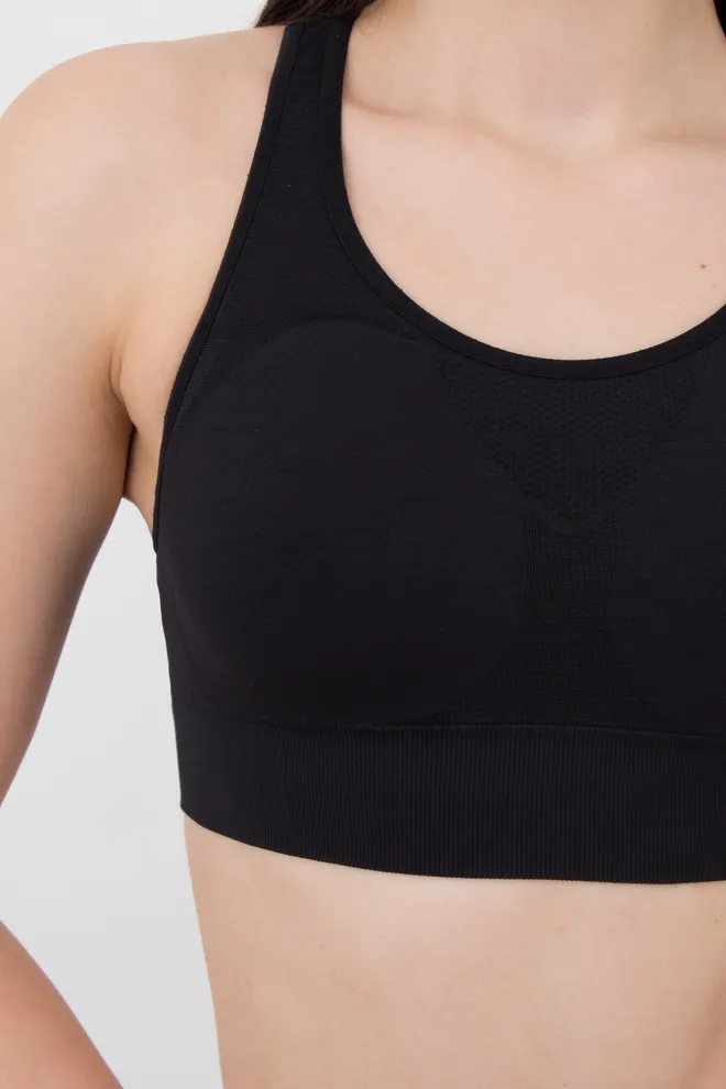 Спортивный топ TOP ENERGY 02 Giulia black (черный)