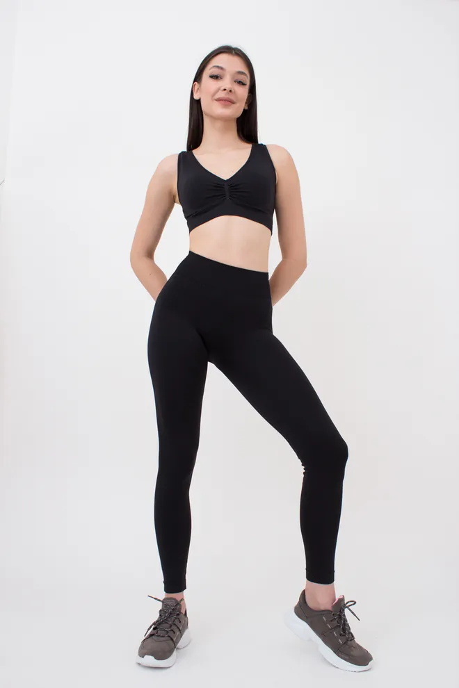 Леггинсы с пуш-ап эффектом LEGGINGS SHAPE Giulia (black), черный