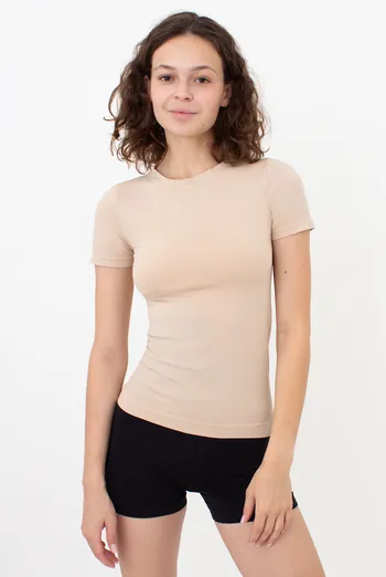 Бесшовная футболка T-SHIRT Giulia (light nude), бежевый