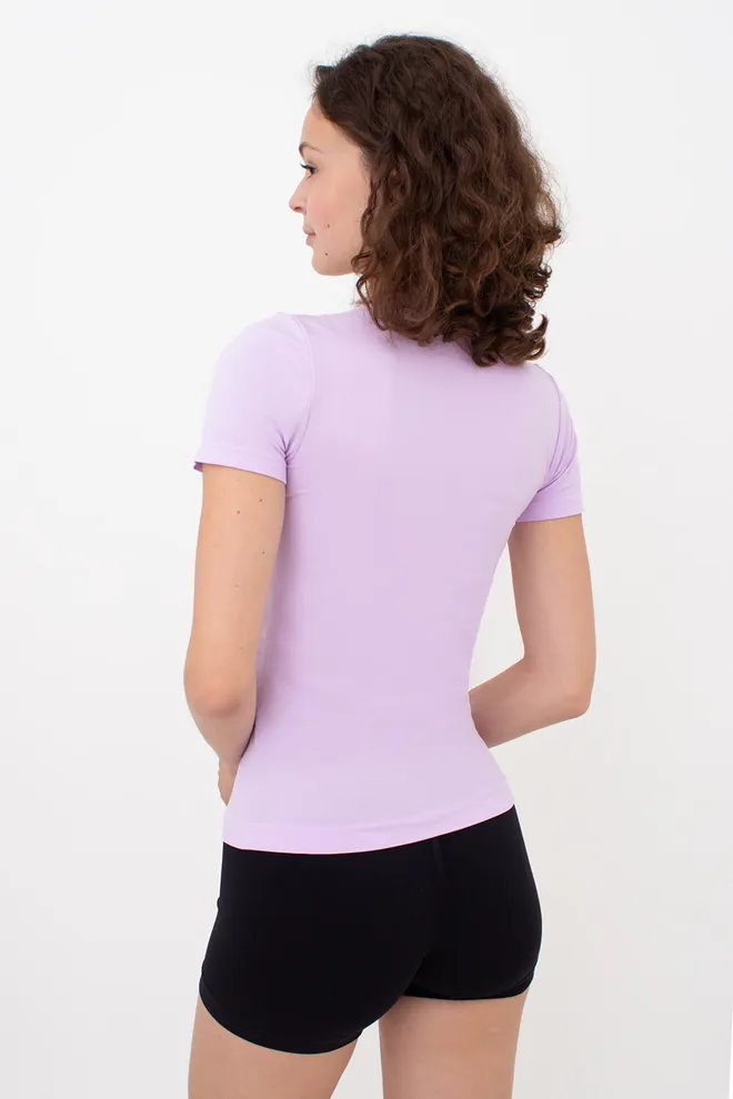 Бесшовная футболка T-SHIRT Giulia (orchid bloom), фиолетовый