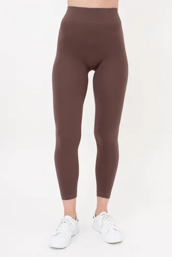 Бесшовные леггинсы из микрофибры LEGGINGS Giulia (deep taupe), коричневый