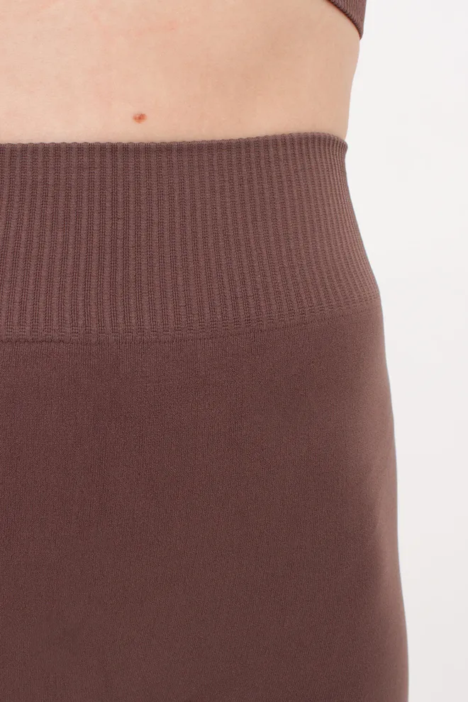 Бесшовные леггинсы из микрофибры LEGGINGS Giulia (deep taupe), коричневый