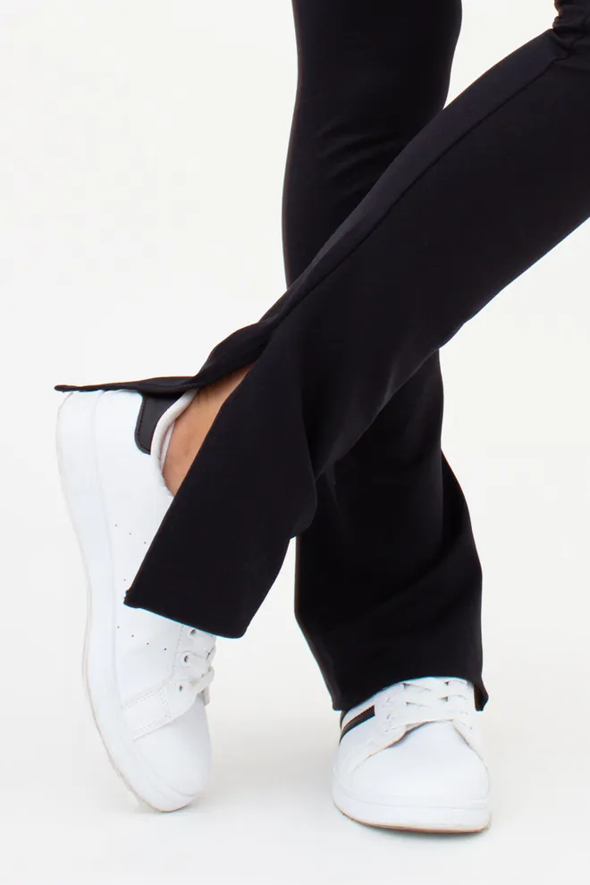 Бесшовные леггинсы с разрезами SLITS LEGGINGS Giulia (black), черный