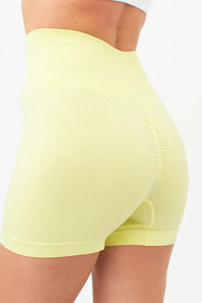 Бесшовные шорты с эффектом пуш-ап SHORTS SHAPE Giulia (charlock), желтый