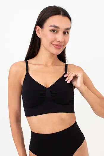 Бесшовный топ с легким моделирующим эффектом BRA SHAPEWEAR Giulia (black), черный Бесшовный топ с легким моделирующим эффектом BRA SHAPEWEAR Giulia (black), черный