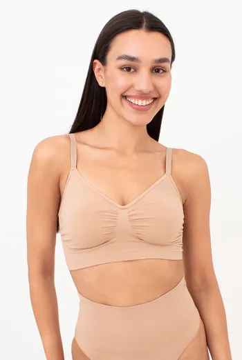 Бесшовный топ с легким моделирующим эффектом BRA SHAPEWEAR Giulia (nude), бежевый Бесшовный топ с легким моделирующим эффектом BRA SHAPEWEAR Giulia (nude), бежевый