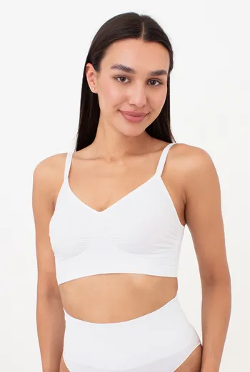 Бесшовный топ с легким моделирующим эффектом BRA SHAPEWEAR Giulia (white), белый Бесшовный топ с легким моделирующим эффектом BRA SHAPEWEAR Giulia (white), белый