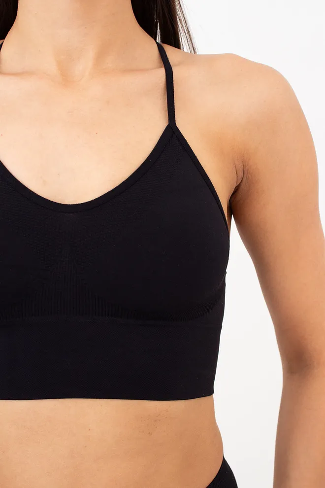 Бесшовный топ с моделирующим эффектом FLEX TOP Giulia (black), черный