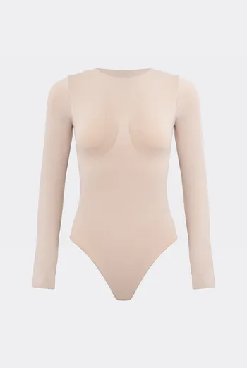 Бесшовное боди BODY LONGSLEEVE Giulia (light nude), бежевый Бесшовное боди BODY LONGSLEEVE Giulia (light nude), бежевый