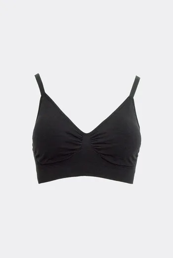Бесшовный бра-топ BRA DOUBLE SHAPEWEAR Giulia (black), черный Бесшовный бра-топ BRA DOUBLE SHAPEWEAR Giulia (black), черный