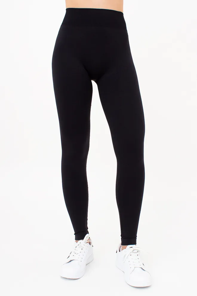 Бесшовные леггинсы из микрофибры LEGGINGS Giulia (nero), черный