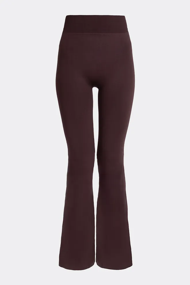 Бесшовные леггинсы клеш LEGGINGS FLARED Giulia (hot chocolate), коричневый