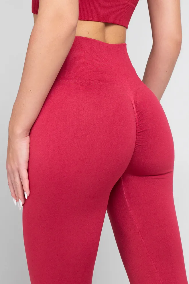 Леггинсы с пуш-ап эффектом LEGGINGS SHAPE Giulia (winterberry), красный