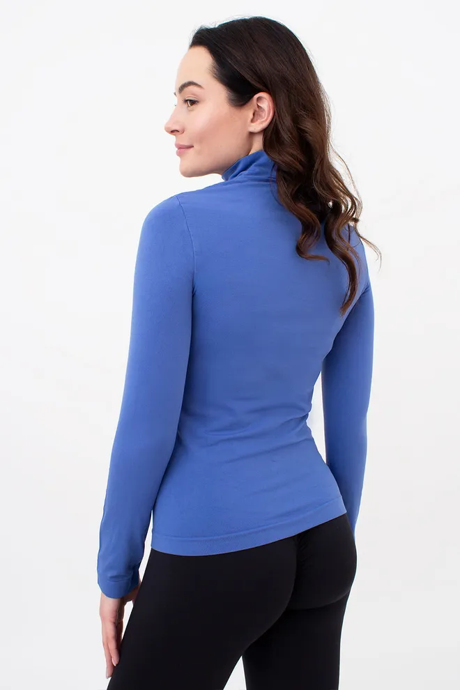 Бесшовная водолазка LUPETTO MANICA LUNGA Giulia (skydiver), синий