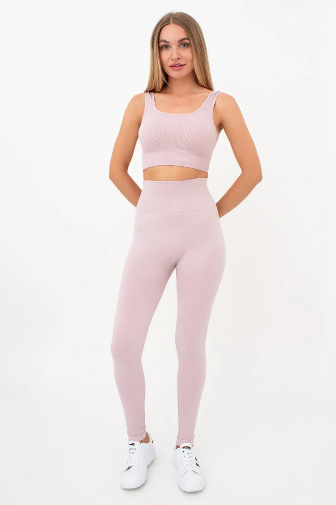 Спортивные леггинсы с push-up эффектом LEGGINGS SPORT SHAPE Giulia (burnished lilac), розовый
