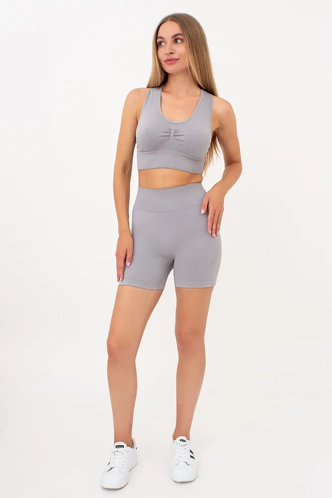 Спортивные шорты с пуш ап эффектом SHORTS SPORT SHAPE Giulia (griffin), серый
