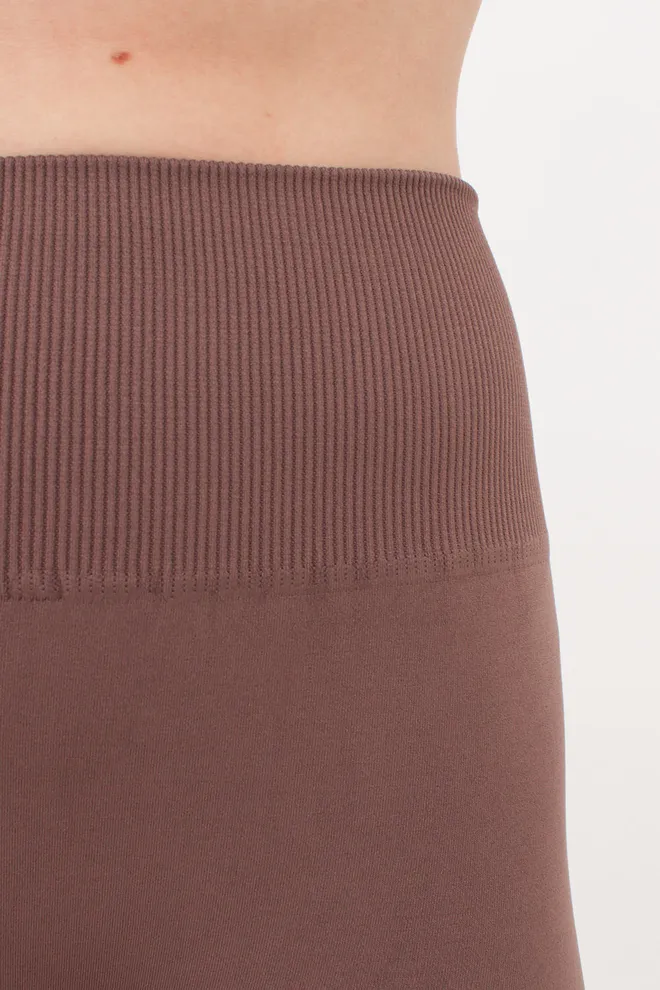 Женские велосипедки с пуш-ап эффектом бесшовные TRACKS SHAPE Giulia (deep taupe), коричневый