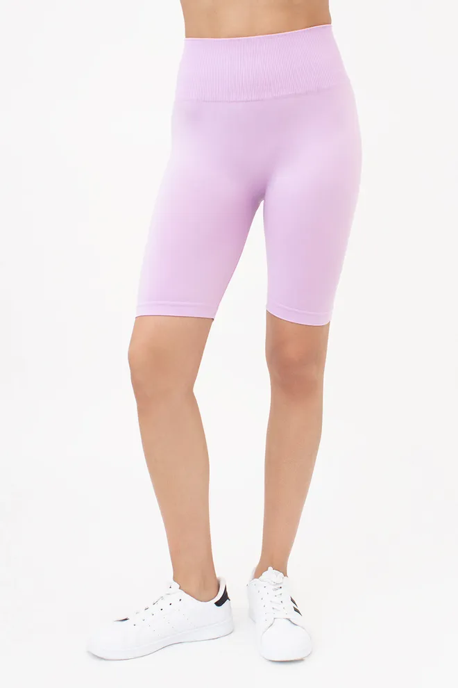 Жіночі велосипедки з пуш-ап ефектом безшовні TRACKS SHAPE Giulia (orchid bloom), фіолетовий