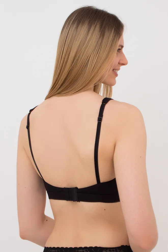 Бюстгальтер без косточек Leya 1412/60 Giulia  (black), черный