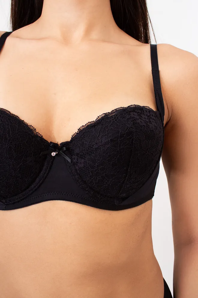 Бюстгальтер з формованими чашками Monica 1213/21 Giulia  (black) чорний