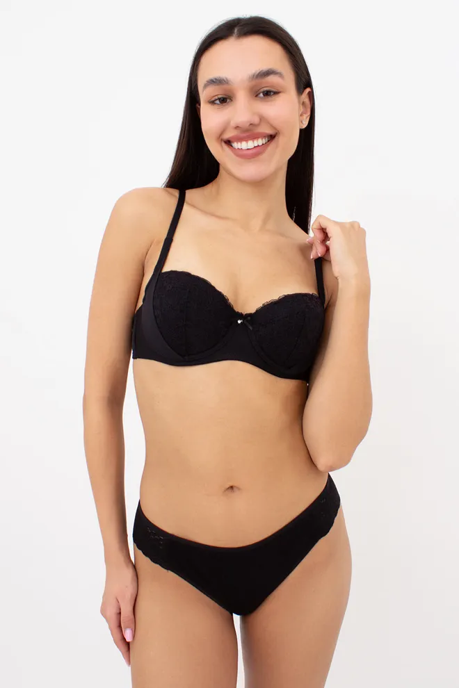 Бюстгальтер з формованими чашками Monica 1213/21 Giulia  (black) чорний